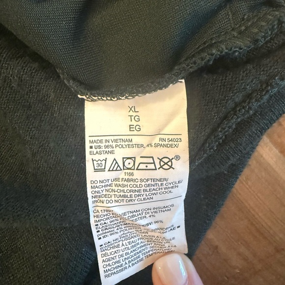 Women’s Dark Green Cowl Neck Sweater Size XL - Picture 7 of 7